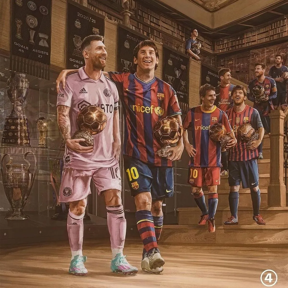 Cầu Thủ Có Nhiều Quả Bóng Vàng Nhất Trong Lịch Sử