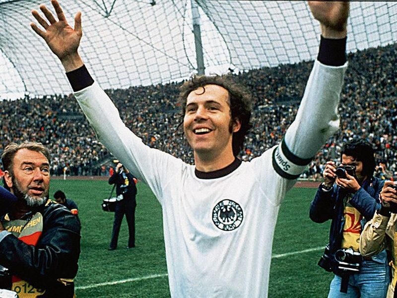 Franz Beckenbauer trong màu áo Đức