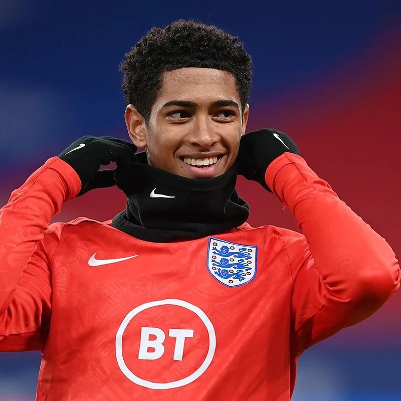 Jude Bellingham trong màu áo đội tuyển Anh