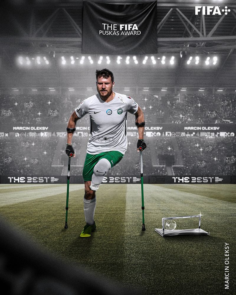Marcin Oleksy, cầu thủ một chân giành giải Puskas 2022