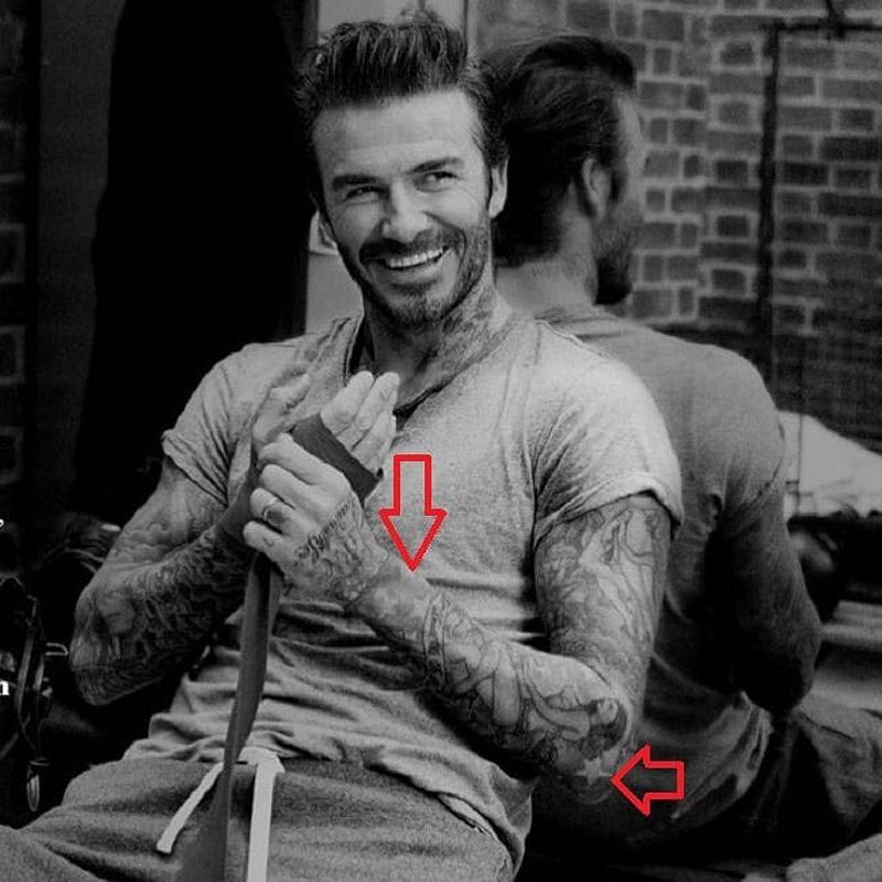 Một trong những hình xăm của David Beckham