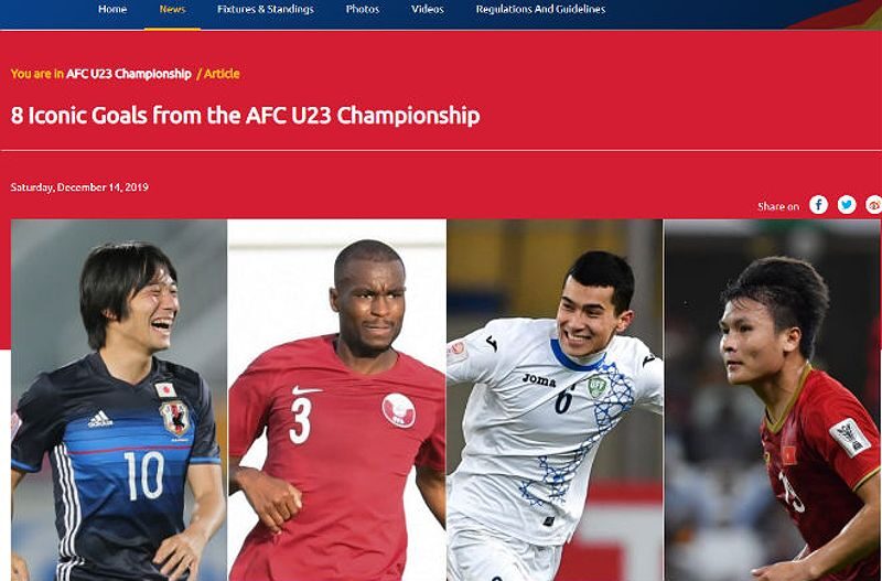 Quang Hải với cú sút phạt để đời