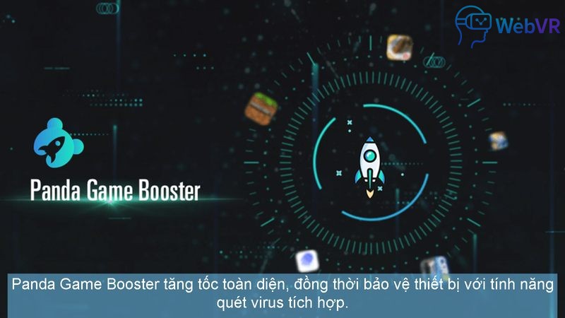 Panda Game Booster tăng tốc toàn diện, đồng thời bảo vệ thiết bị với tính năng quét virus tích hợp.