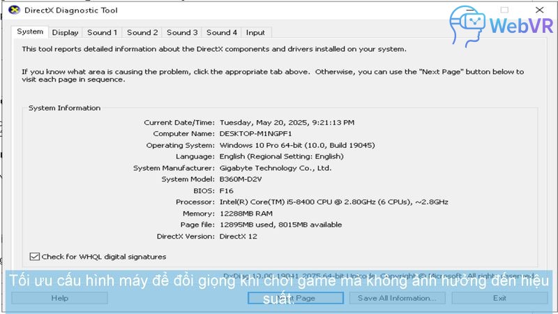 Tối ưu cấu hình máy để đổi giọng khi chơi game mà không ảnh hưởng đến hiệu suất.