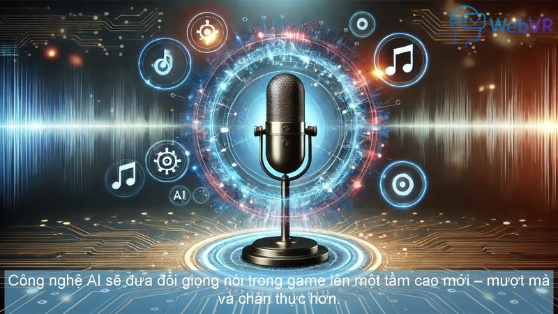 Công nghệ AI sẽ đưa đổi giọng nói trong game lên một tầm cao mới – mượt mà và chân thực hơn.