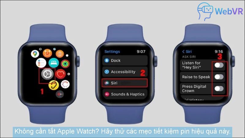 Không cần tắt Apple Watch? Hãy thử các mẹo tiết kiệm pin hiệu quả này.